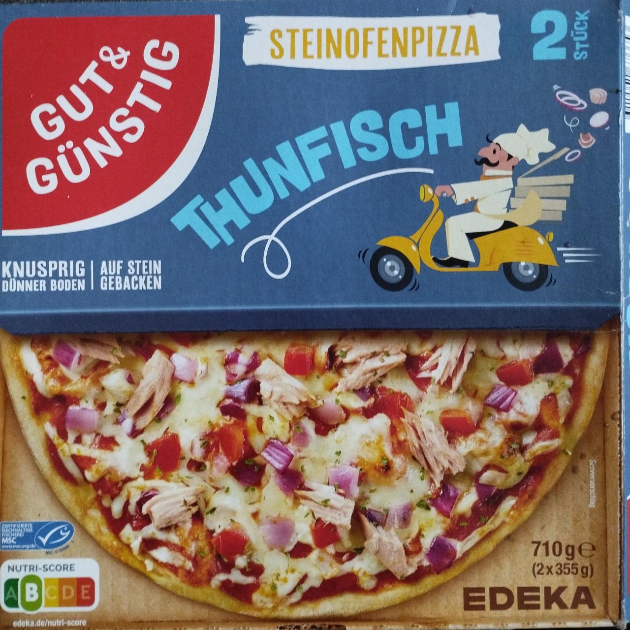 Fotografie - Steinofenpizza Thunfisch Gut&Günstig