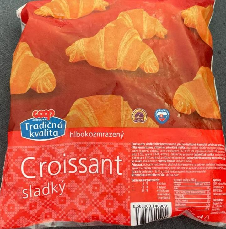 Fotografie - Croissant sladký Coop Tradičná kvalita