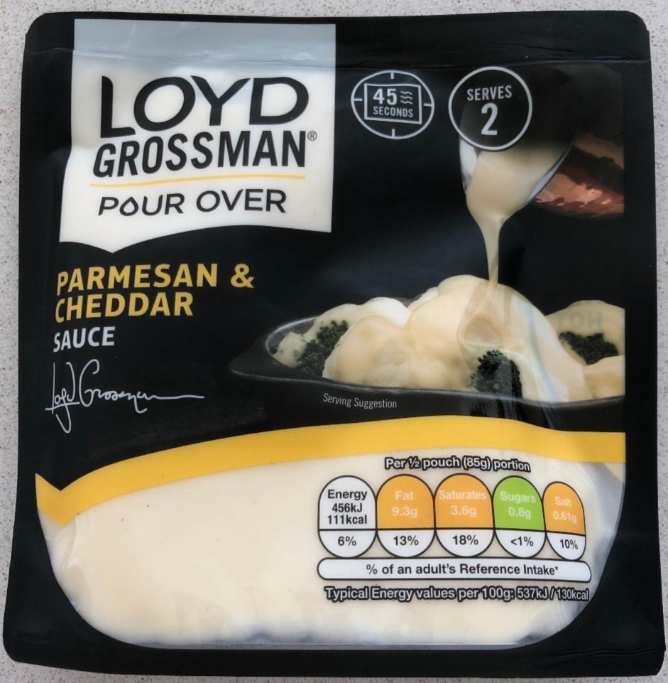 Fotografie - Parmesan & cheddar sauce Loyd Grossman Pour Over