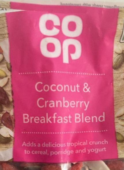 Fotografie - Coconut & Cranberry breakfast blend Co-op
