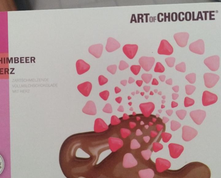Fotografie - Himbeer Herz Art of Chocolate