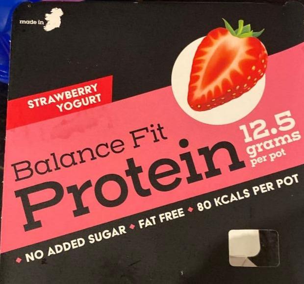 Fotografie - Protein Strawberry Yoghurt Balance Fit