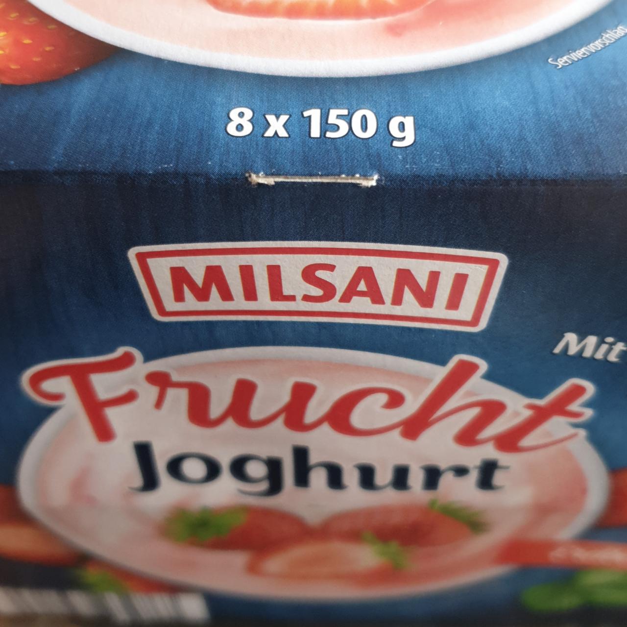 Fotografie - Frucht joghurt Erdbeere Milsani