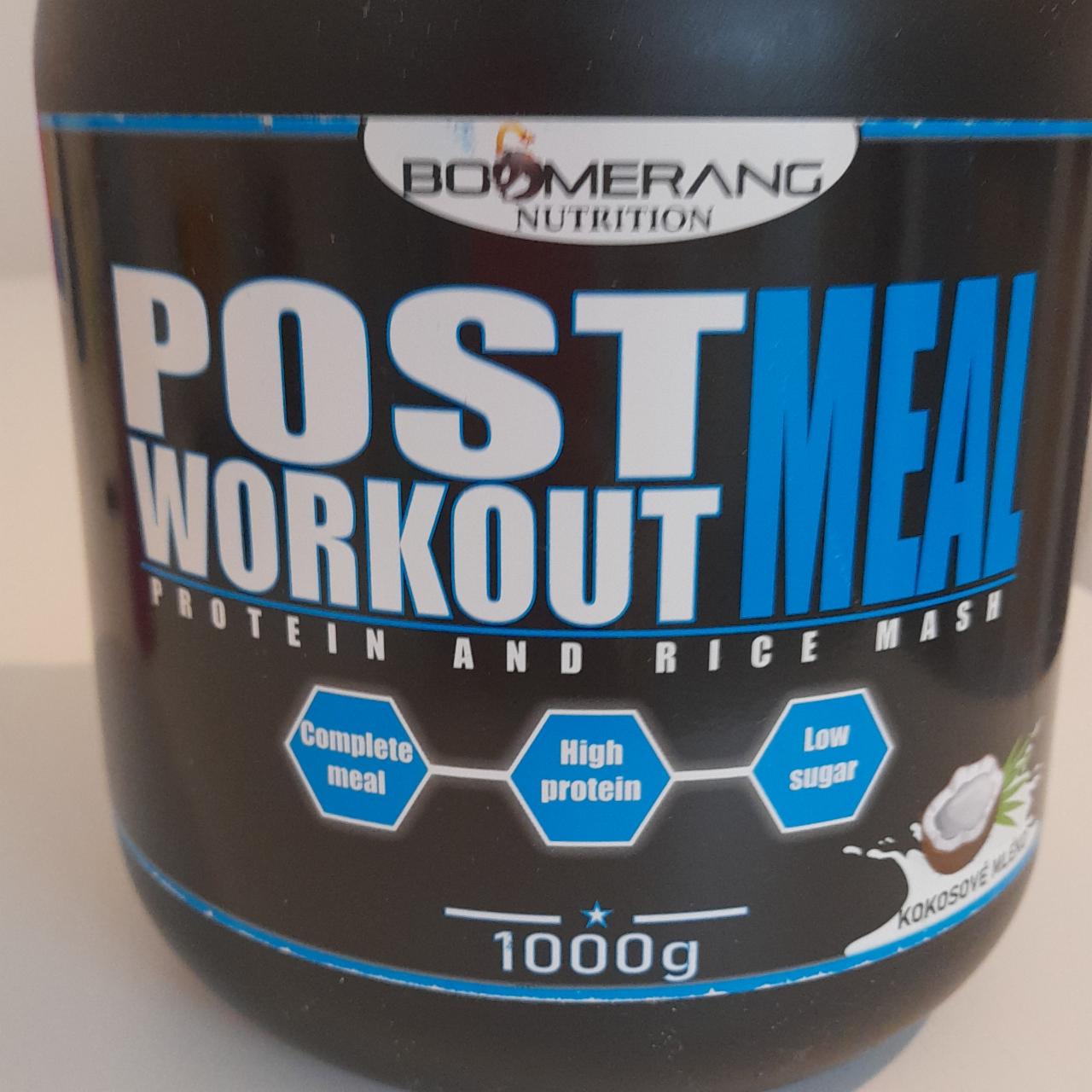 Fotografie - Post workout meal protein and rice mash Boomerang Nutrition