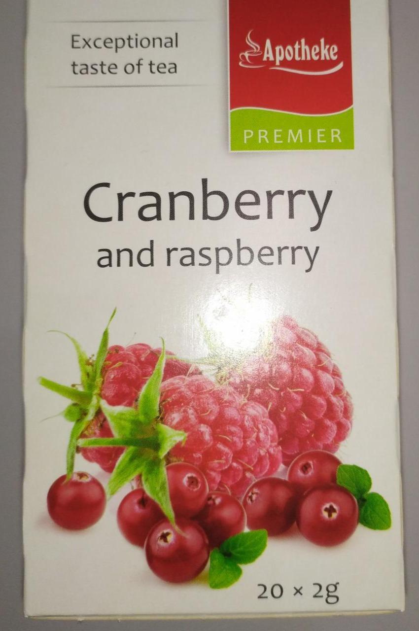 Fotografie - Premier Cranberry and raspberry Apotheke