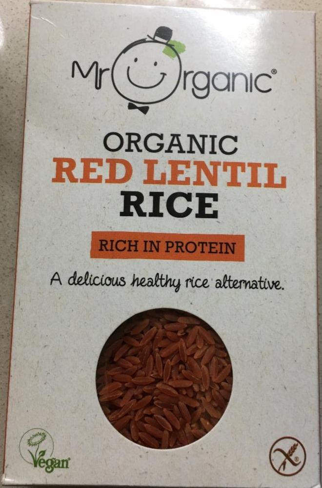 Fotografie - Organic Red Lentil Rice Mr Organic