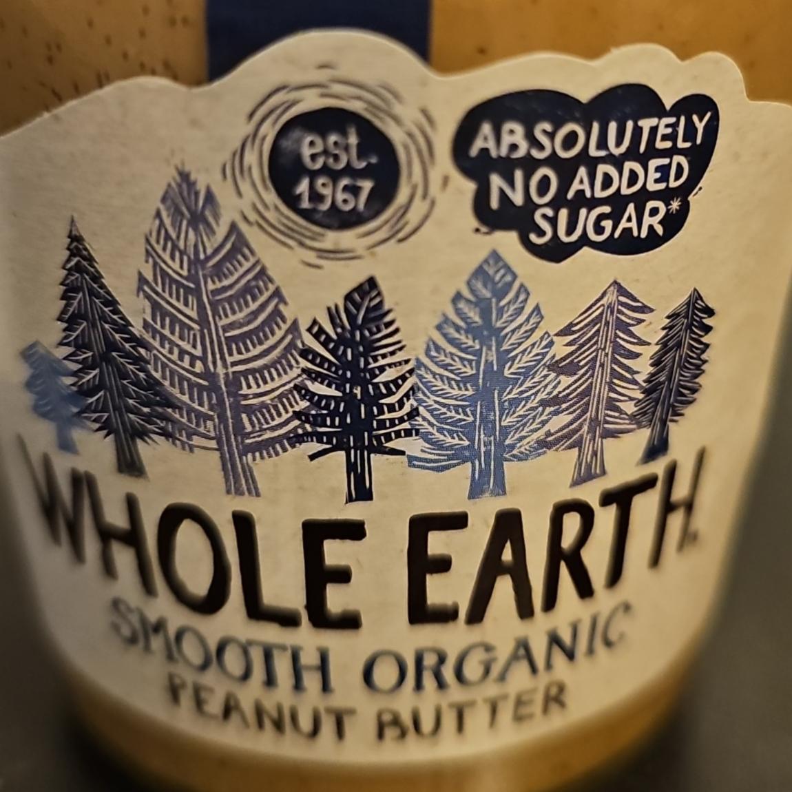 Fotografie - Smooth organic peanut butter Whole Earth