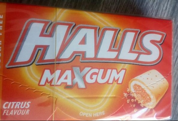 Fotografie - Halls MaxGum Citrus flavour