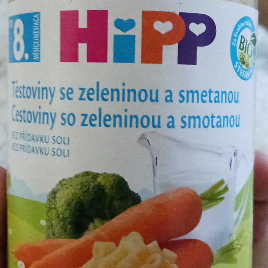 Fotografie - Bio Těstoviny se zeleninou a smetanou Hipp