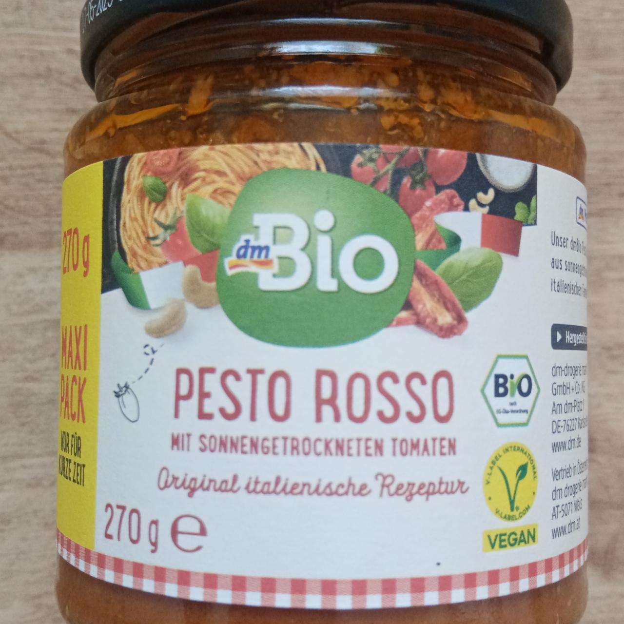 Fotografie - Pesto Rosso mit sonnengetrockneten tomaten dmBio