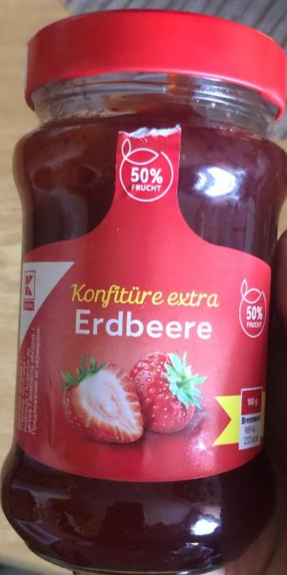 Fotografie - Konfitüre extra Erdbeere K-Classic
