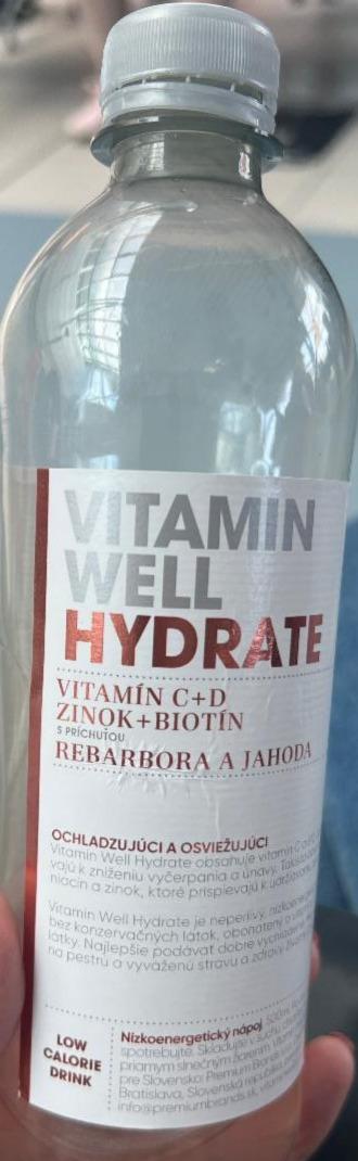 Fotografie - Vitamin Well Hydrate rebarbora a jahoda