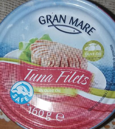 Fotografie - Tuna fillets in olive oil (tuňák v olivovém oleji filety) Gran Mare