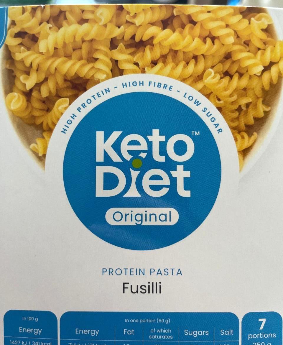 Fotografie - Protein pasta Fusilli (proteinové těstoviny) KetoDiet