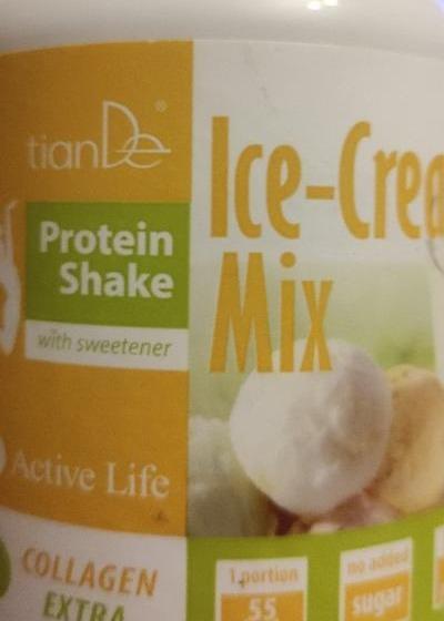 Fotografie - Ice cream mix protein tianDe shake