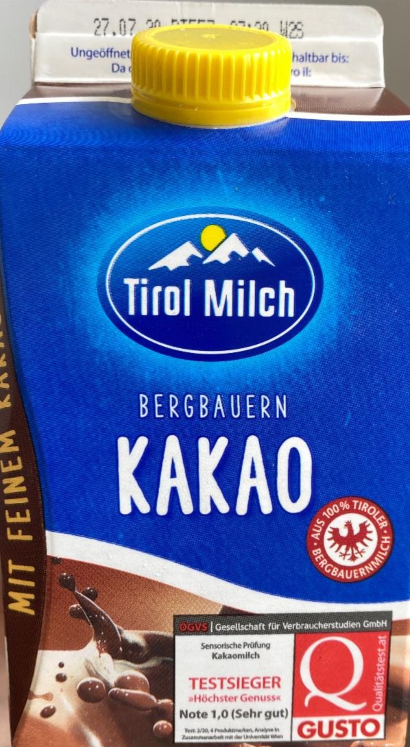 Fotografie - Bergbauer kakao Tirol Milch