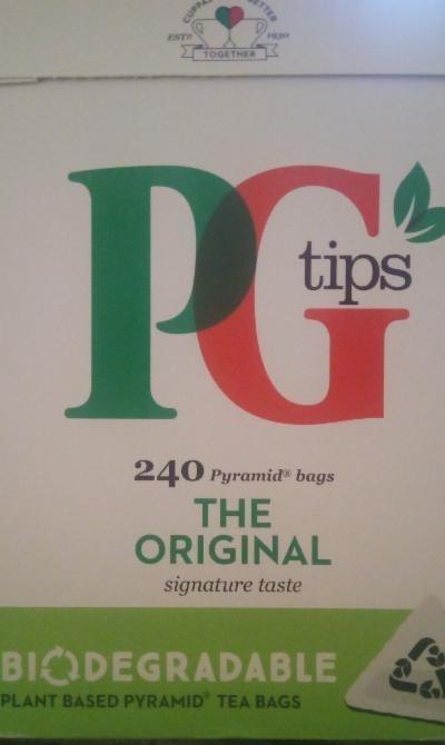 Fotografie - The Original Pyramid Black Tea Bags PG Tips
