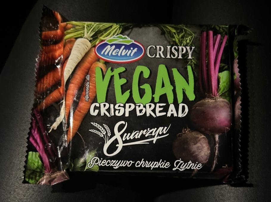 Fotografie - Crispy Vegan 8 warzyw Pieczywo chrupkie żytnie Melvit