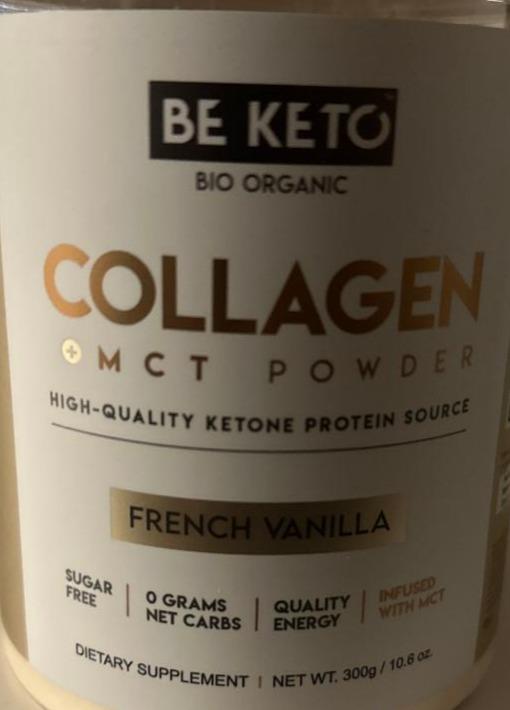 Fotografie - Collagen + MCT powder French Vanilla Be keto