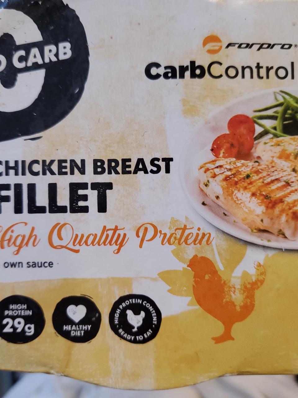 Fotografie - Carb Control Chicken Breast Fillet in own sauce Forpro