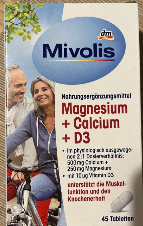 Fotografie - Magnesium + Calcium + D3 Mivolis