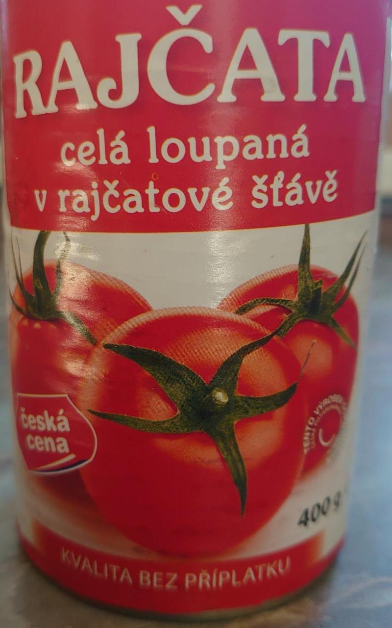 Fotografie - Rajčata celá loupaná v rajčatové šťávě Česká cena
