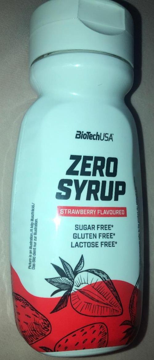 Fotografie - Zero calories, fat & sugars strawberry syrup GymBeam