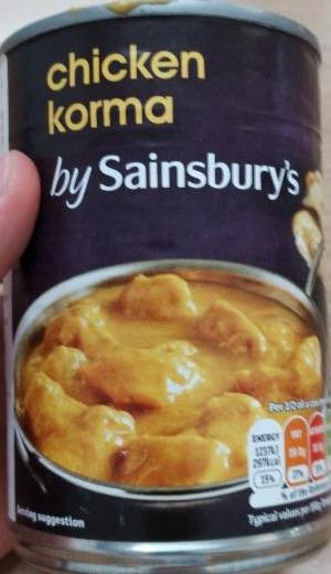 Fotografie - Chicken korma by Sainsbury's