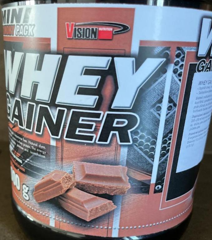 Fotografie - Whey Gainer Chocolate Vision nutrition