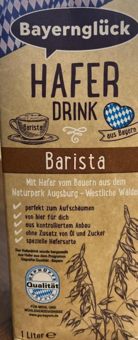 Fotografie - Hafer drink barista Bayernglück