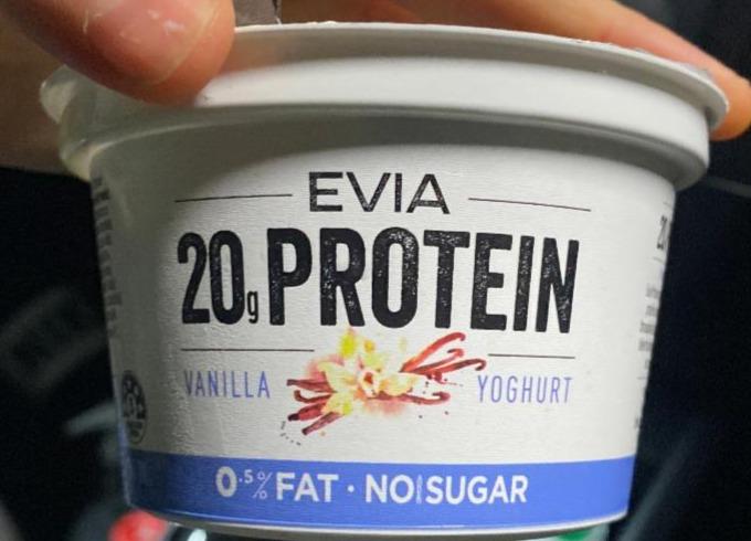 Fotografie - 20g protein vanilla yoghurt Evia