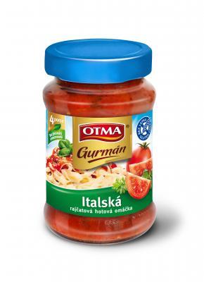 Fotografie - italská rajčatová hotová omáčka OTMA Gurmán
