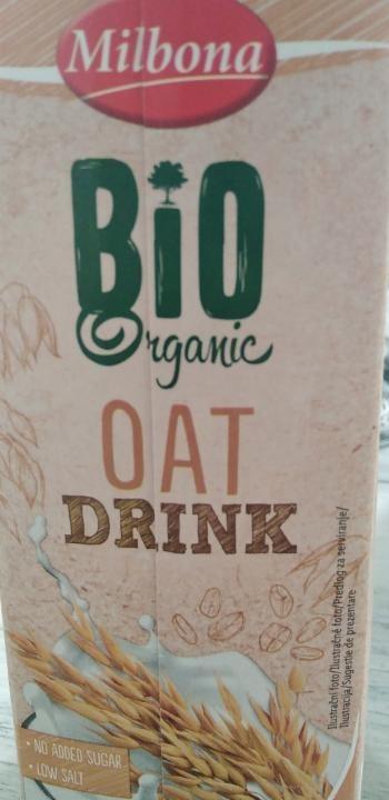 Fotografie - Bio Organic Oat drink Milbona