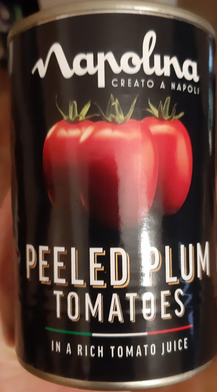 Fotografie - Peeled Plum Tomatoes in a Rich Tomato Juice Napolina