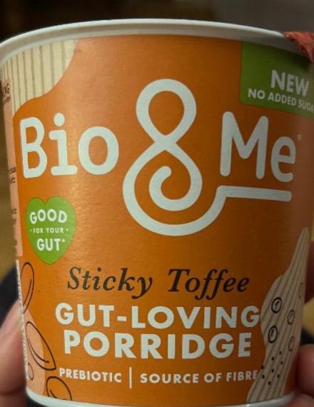 Fotografie - Porridge Sticky toffee Bio & Me