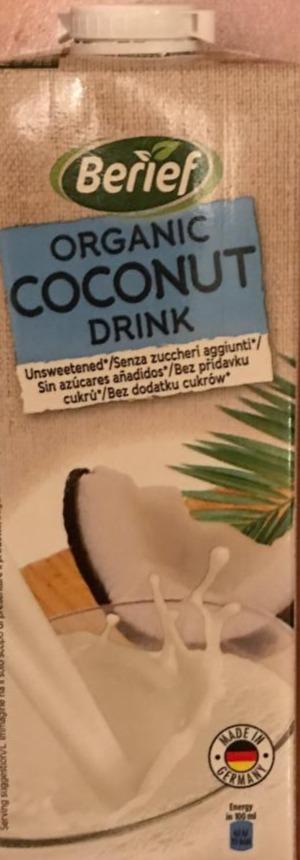 Fotografie - Organic coconut drink Berief
