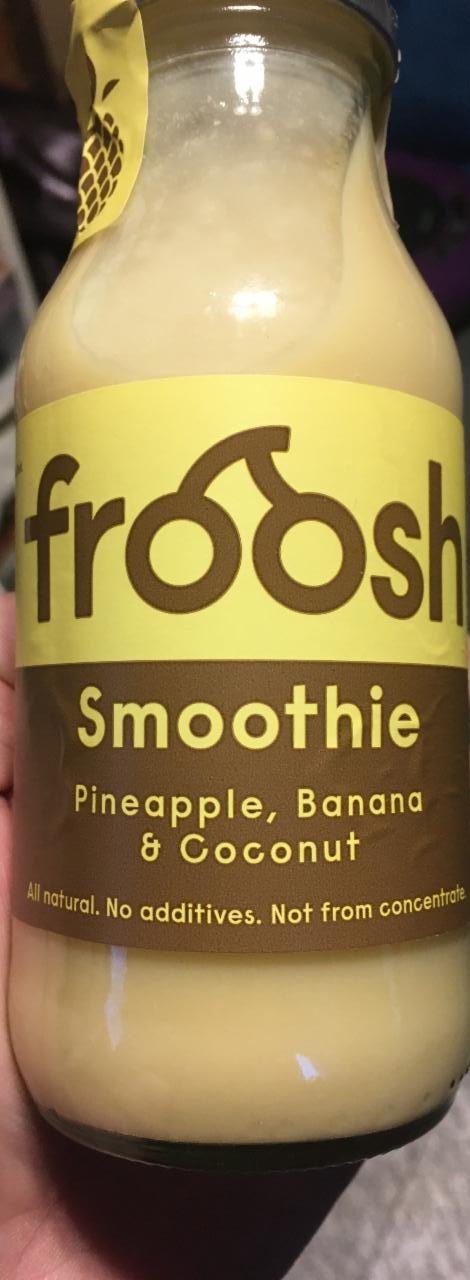 Fotografie - Froosh smoothie pinneapple banana coconut