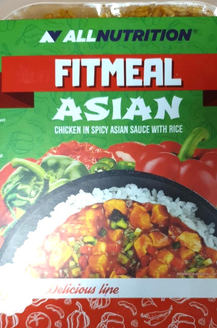 Fotografie - Fitmeal Asian chicken in spicy asian sauce with rice Allnutrition