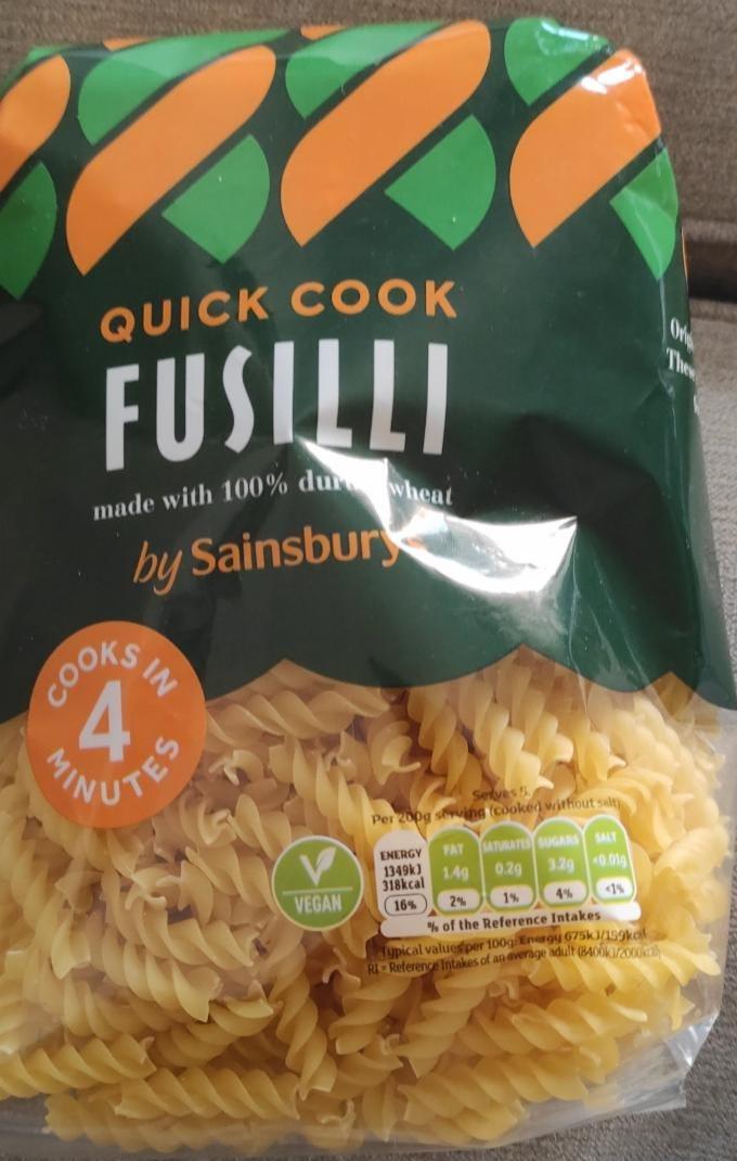 Fotografie - Quick Cook Fusilli by Sainsbury's