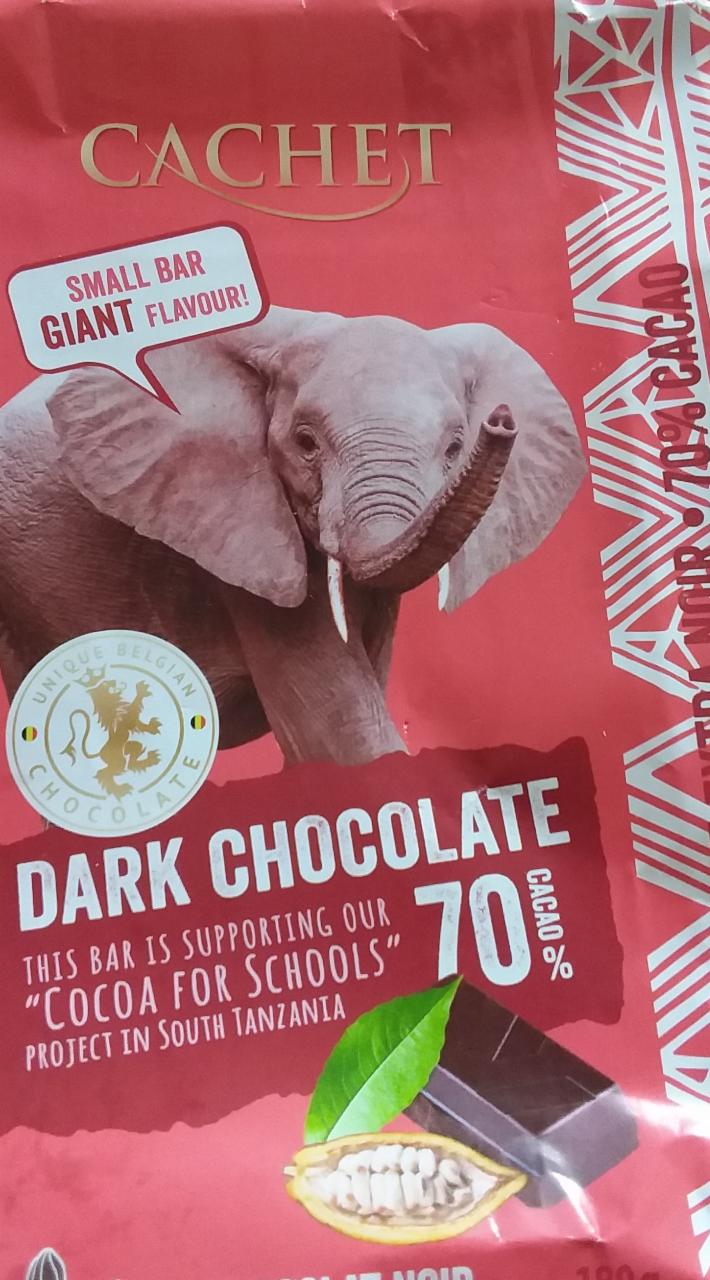 Fotografie - Dark chocolate 70% Slon