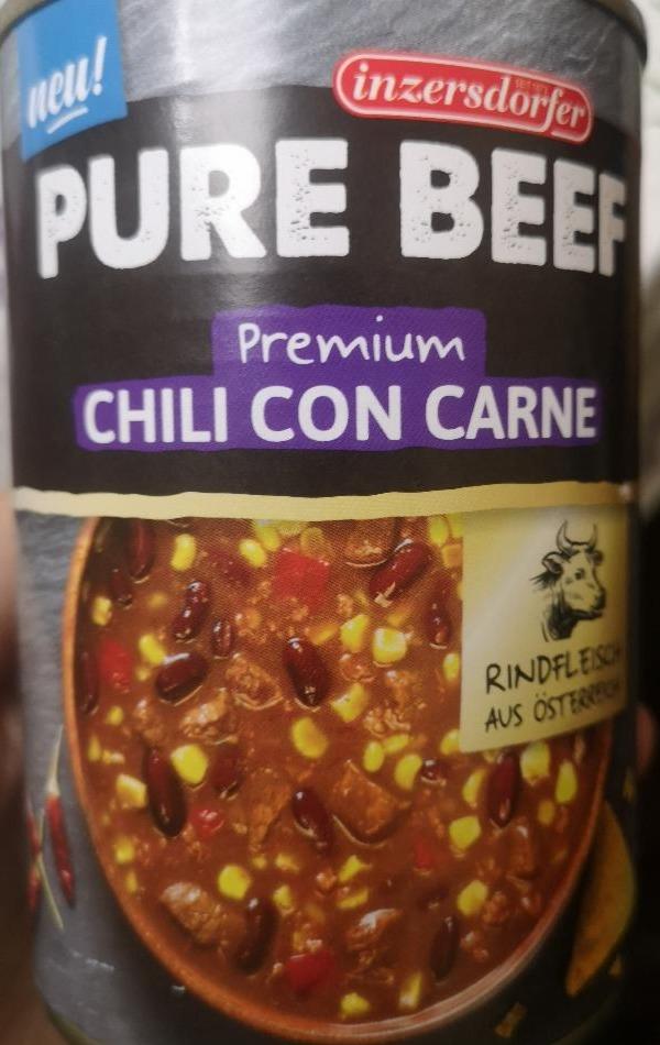 Fotografie - Pure Beef Premium Chili con Carne Inzersdorfer