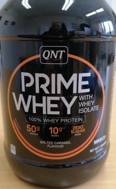 Fotografie - Prime Whey with Whey Isolate Salted caramel QNT