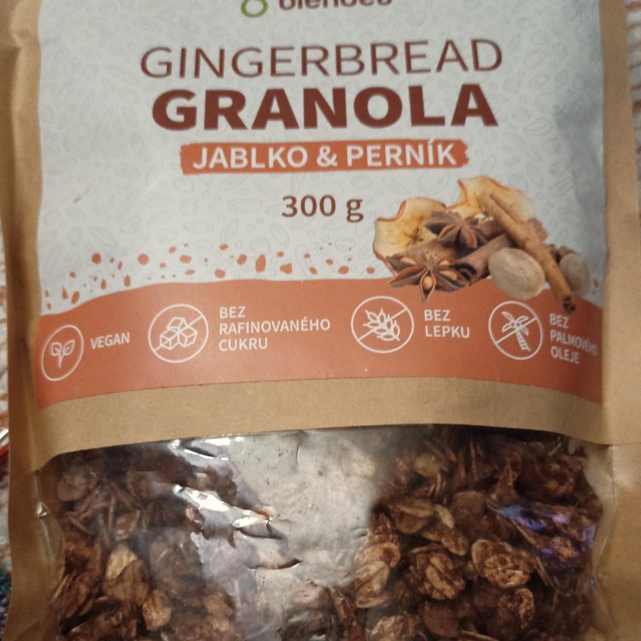 Fotografie - Gingerbread granola jablko a perník