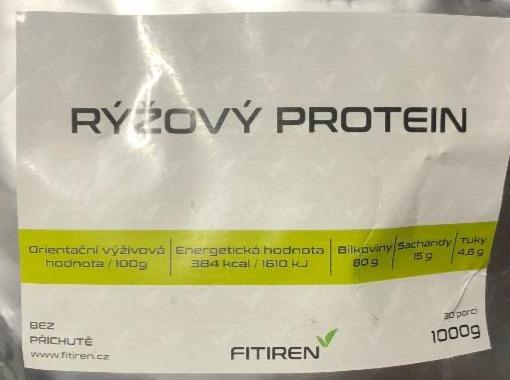 Fotografie - Rýžový protein Fitiren