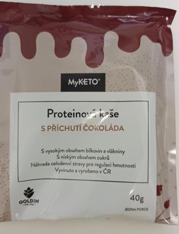 Fotografie - proteinová kaše s příchutí čokoláda MyKETO