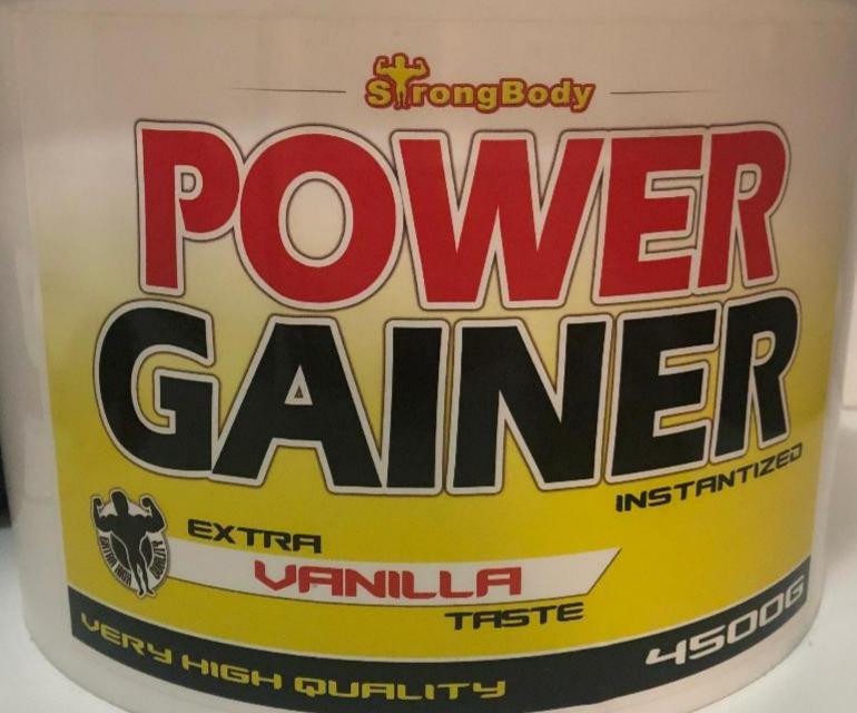 Fotografie - Power gainer extra vanilla taste Strongbody