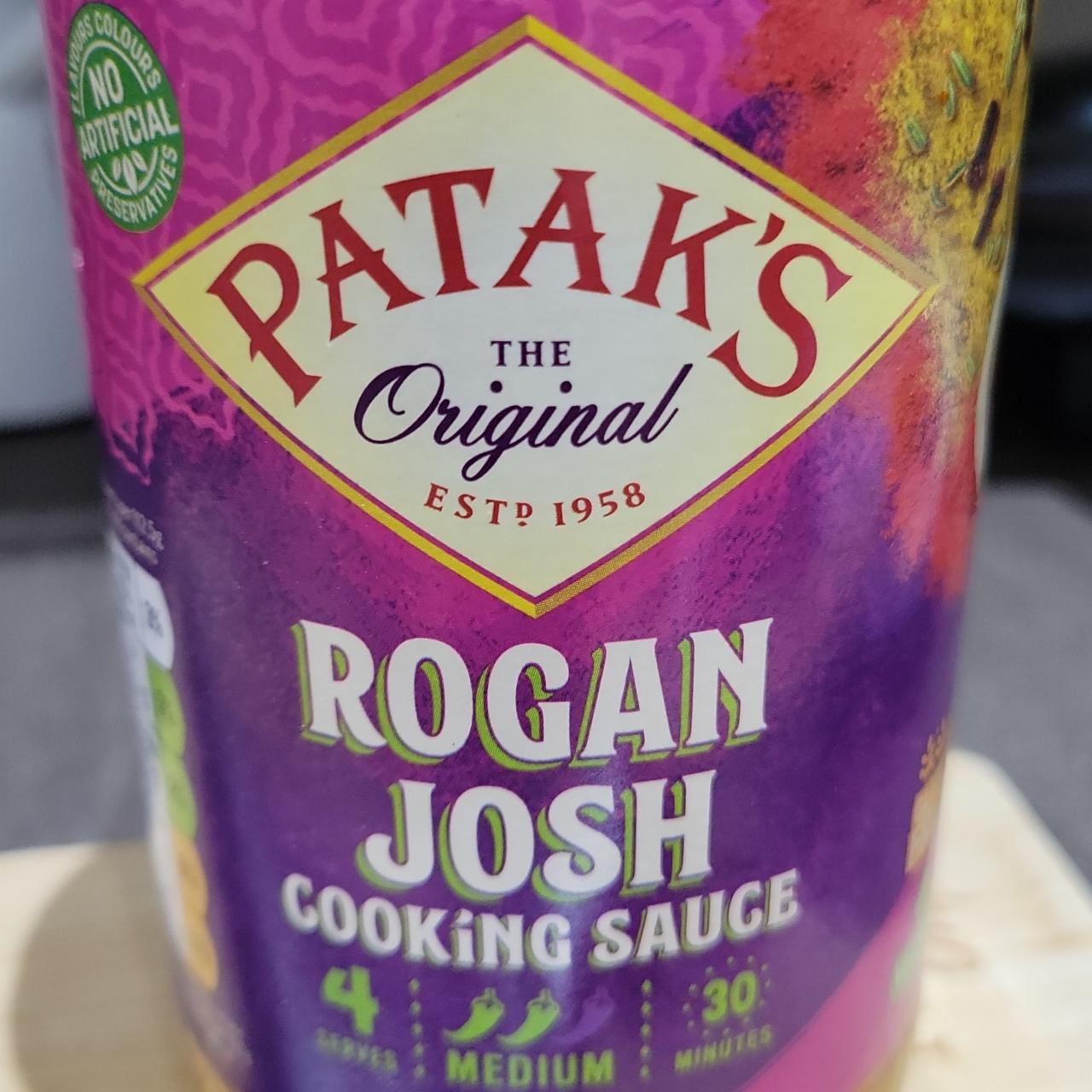 Fotografie - The Original Rogan Josh Cooking Sauce Patak's