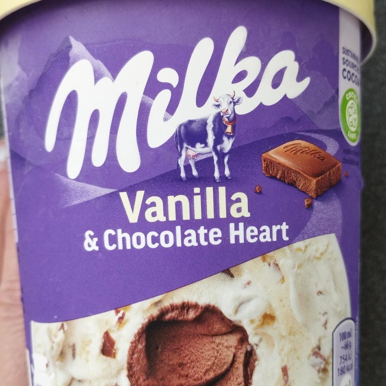 Fotografie - Vanilla & Chocolate Heart Milka