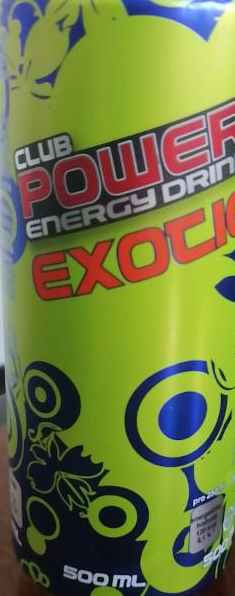 Fotografie - Club Power Energy Drink Exotic