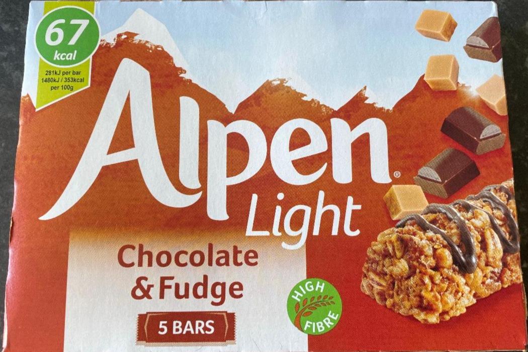 Fotografie - Alpen Light Chocolate & Fudge Bars